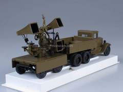 ZIS-6 ZT-5 sound locator with two-axle trailer LOMO-AVM 1:43