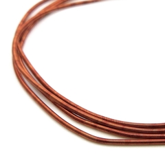 Канитель мягкая, гладкая, KAN/MK, 1,3 мм, матовая, красная охра