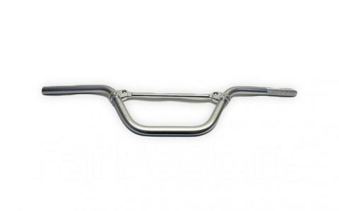 Руль 22 ACCEL питбайк высокий серебро