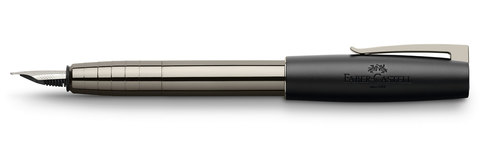 Перьевая ручка Faber-Castell Loom Gunmetal Shiny перо EF