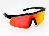 Комплект лыжные очки Victory code Extreme Black/Red + линза Оранжево-красная