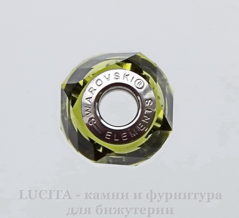 5928 Бусина Сваровски BeCharmed Helix Olivine 14х9 мм