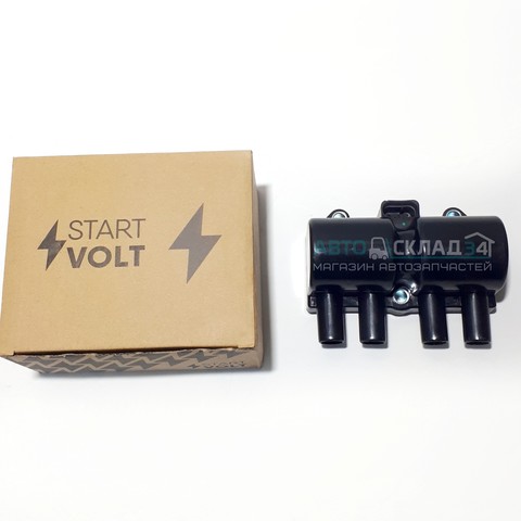 КАТУШКА ЗАЖИГАНИЯ NEXIA N150 SOHC, LANOS, CHANCE 1,5, CRUZE D3, AVEO S1/D1/D3, MATIZ 1,0 (3 КОНТАКТА) СТАРТВОЛЬТ