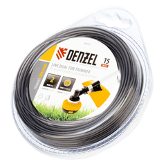 96127 Леска для триммера двухком. круглая 2,0мм 15 м