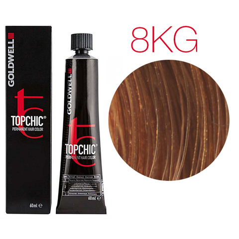 Goldwell Topchic 8KG (медно-золотистый блондин) - Стойкая крем-краска