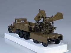 ZIS-6 ZT-5 sound locator with two-axle trailer LOMO-AVM 1:43