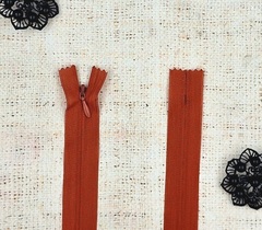 Молния спираль потайная Т3, 50 см, терракотовый