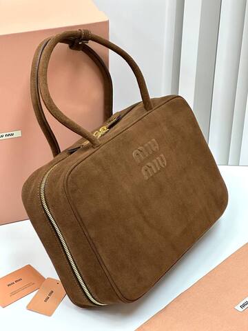 Сумка MIU MIU замшевая, коричневый