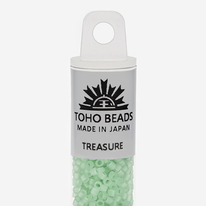 Японский бисер TOHO Treasure (№144F), жемчужный матовый
