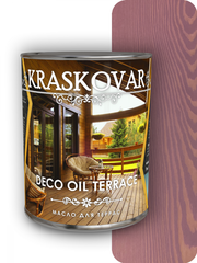 Масло для террас Kraskovar Deco Oil Terrace бургундия