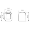 Сиденье для унитаза Vitra S20 77-003-001