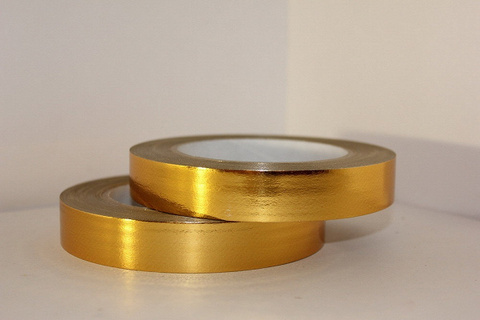 Лента металл (2см*50ярд), Золото
