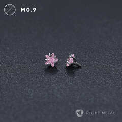 Cubic Zirconia Star Pink
