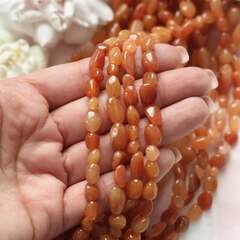 Сердолик галтовка, 7-15 мм, нить 38 см, К137