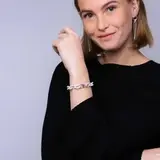 Звено каучук Х " Бледно-серый "