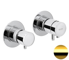 Remer XT96D3BG Смеситель термостатический для душа Remer X Style XT96D3BG, золото брашированное фото