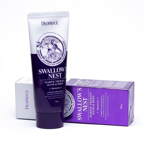 DEOPROCE HAND & BODY SWALLOW'S NEST CREAM 100ГР