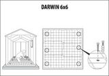 Пластиковый сарай Keter Darwin 6x6 фута серый