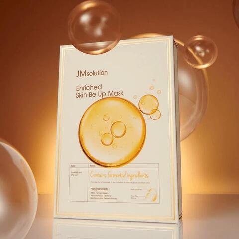 Тканевая маска для микробиома кожи с лизатом бифидобактерий JMsolution Enriched Skin Be Up Mask