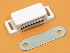 Магнитная защёлка малая белая (50)