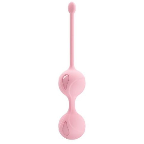 Нежно-розовые вагинальные шарики Kegel Tighten Up I - Baile Pretty Love BI-014491-1