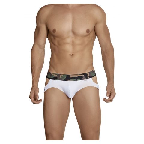 Мужские трусы джоки белые Clever Hostiliano Jockstrap 302201