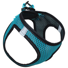 Triol шлейка-жилетка нейлоновая бирюзовая M, обхват груди 410-440мм