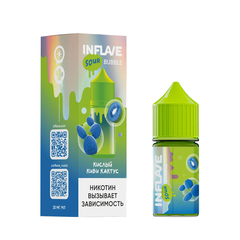Inflave Bubble Sour Salt 30 мл - Кислый Киви Кактус (20 мг)