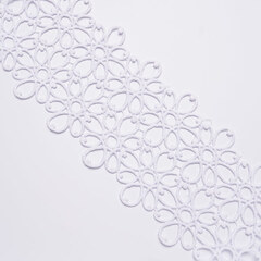 Кружево/Капроновое/ПЭ 13см белый