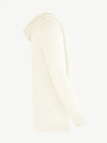 Кардиган с капюшоном из мягкой шерсти