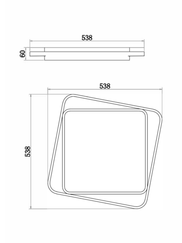 Потолочный светодиодный светильник Freya Arvin FR10030CL-L88W
