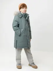 пальто  для мальчика  ВК 36110/2 ГР