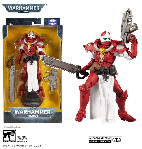 Фигурка Боевая сестра Орден Кровавой Розы из игры Вархаммер Mcfarlane