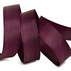 
          Декоративная лента двухслойная, 4 см, намотка 20 ярдов, бордовая