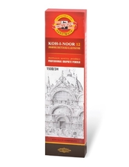 
          Карандаш ч/г Koh-I-Noor, 3H, дерево, без ластика, шестигранный, заточенный, цвет корпуса горчичный, 12шт/уп, картонная упаковка