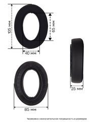 Амбушюры для наушников Sennheiser HD600, HD650, HD660S, HD580, HD565, HD545, HD535 (Охлаждающий гель)
