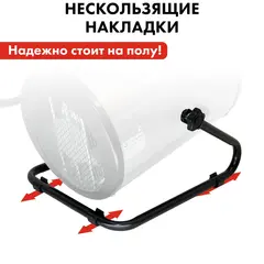 Нагреватель воздуха электрический с ТЭН QUATTRO ELEMENTI QE-5000 ETN (2.5/5,0 кВт, 220В, 500 м3/час) — цилиндр (649-264)