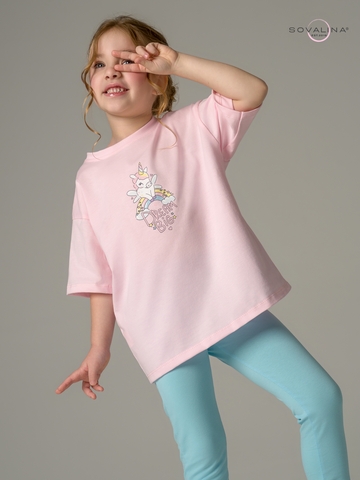 Костюм Мун розовый-голубой Единорог