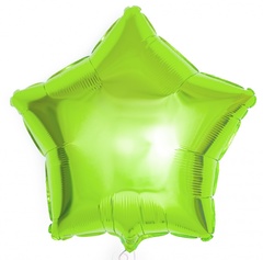 Фольгированный шар звезда, Лайм