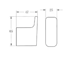 Крючок BELZ B90705-1, графит