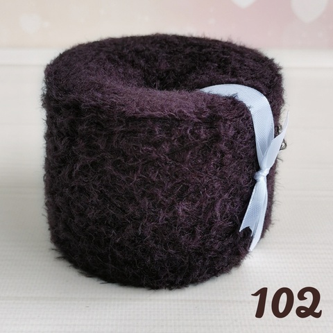 Вискозная травка 800м/100г, 102 Коричнего-фиолетовый