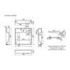 Ceramica Nova CN0101 Раковина над стиральной машиной CERAMICANOVA Quattro 600x600x123 мм, с кронштейнами, белый, арт. CN0101