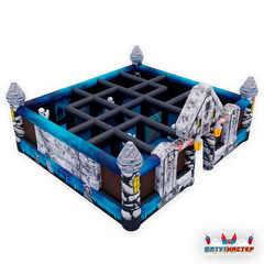 Надувной лабиринт страха «Загадки подземелья», 10×10×4 м