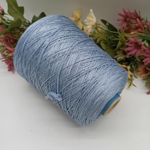 100% шёлк Малбери арт Regina Pura Lana Italia 400м/100гр Голубой