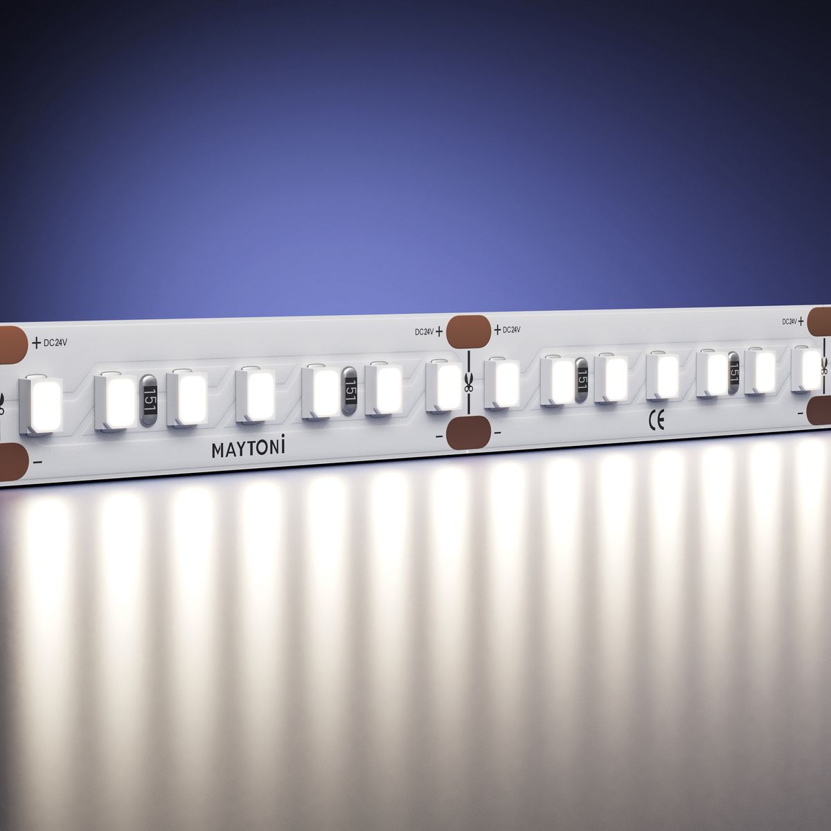Светодиодная лента Maytoni 17W/m 168LED/m 2835SMD дневной белый 5M 201059