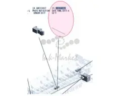 Вал транспортный для Ricoh D0394975