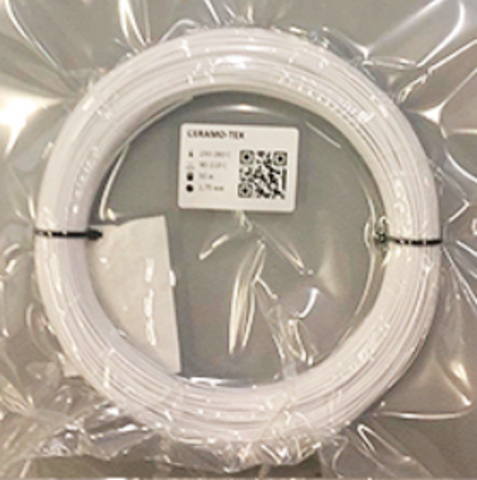 Пластик для 3D-принтера Filamentarno CERAMO-TEX белый (50 м)