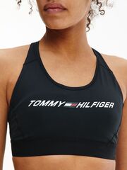 Бюстгальтер спортивный Tommy Hilfiger Mid Intensity Graphic Racer Bra - black