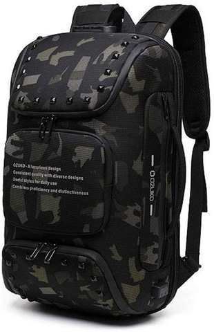 Картинка рюкзак городской Ozuko 9284 Camo - 1
