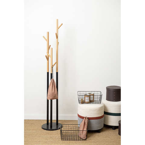 Вешалка напольная 171см Bergenson Bjorn Solheim черная/бежевая